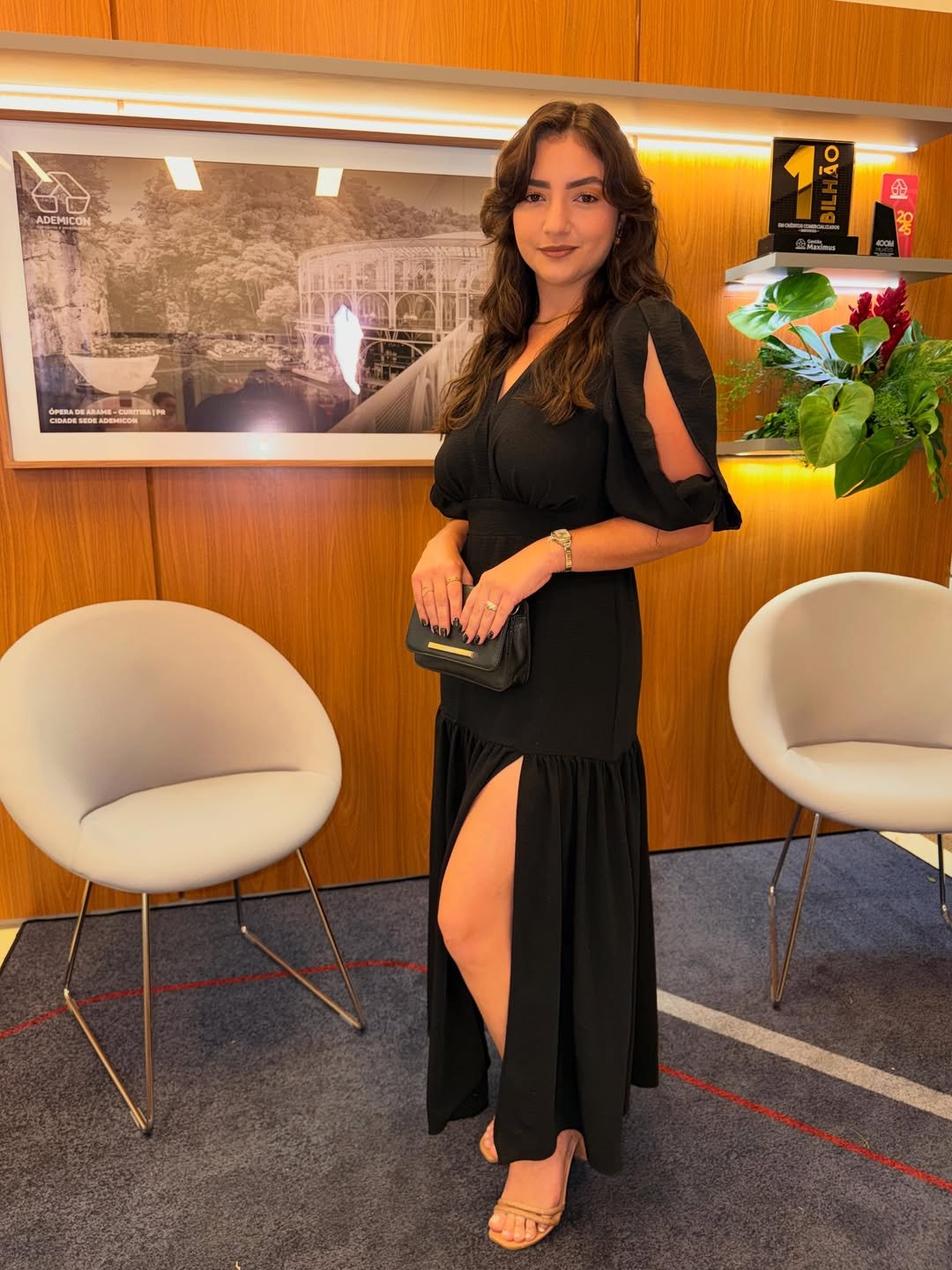 Leidyanne Oliveira em evento da Ademicon